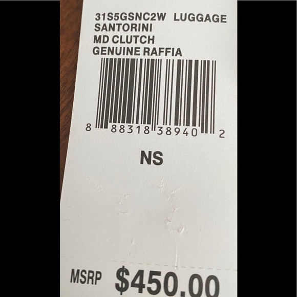 Michael Kors Santorini Medium Clutch Bag NWT - Picture 4 of 6